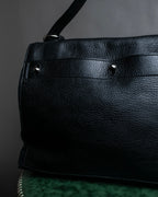 "YVES SAINT LAURENT" Muse Two series grain leather one-handle bag