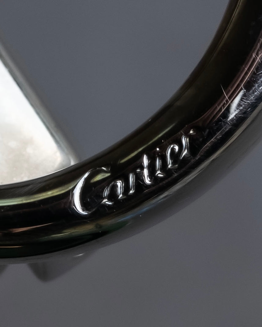"Cartier" Bis motif design buckle leather belt