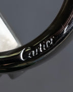 "Cartier" Bis motif design buckle leather belt
