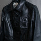 "BURBERRY" 100% cow leather Military pocket details short length jacket