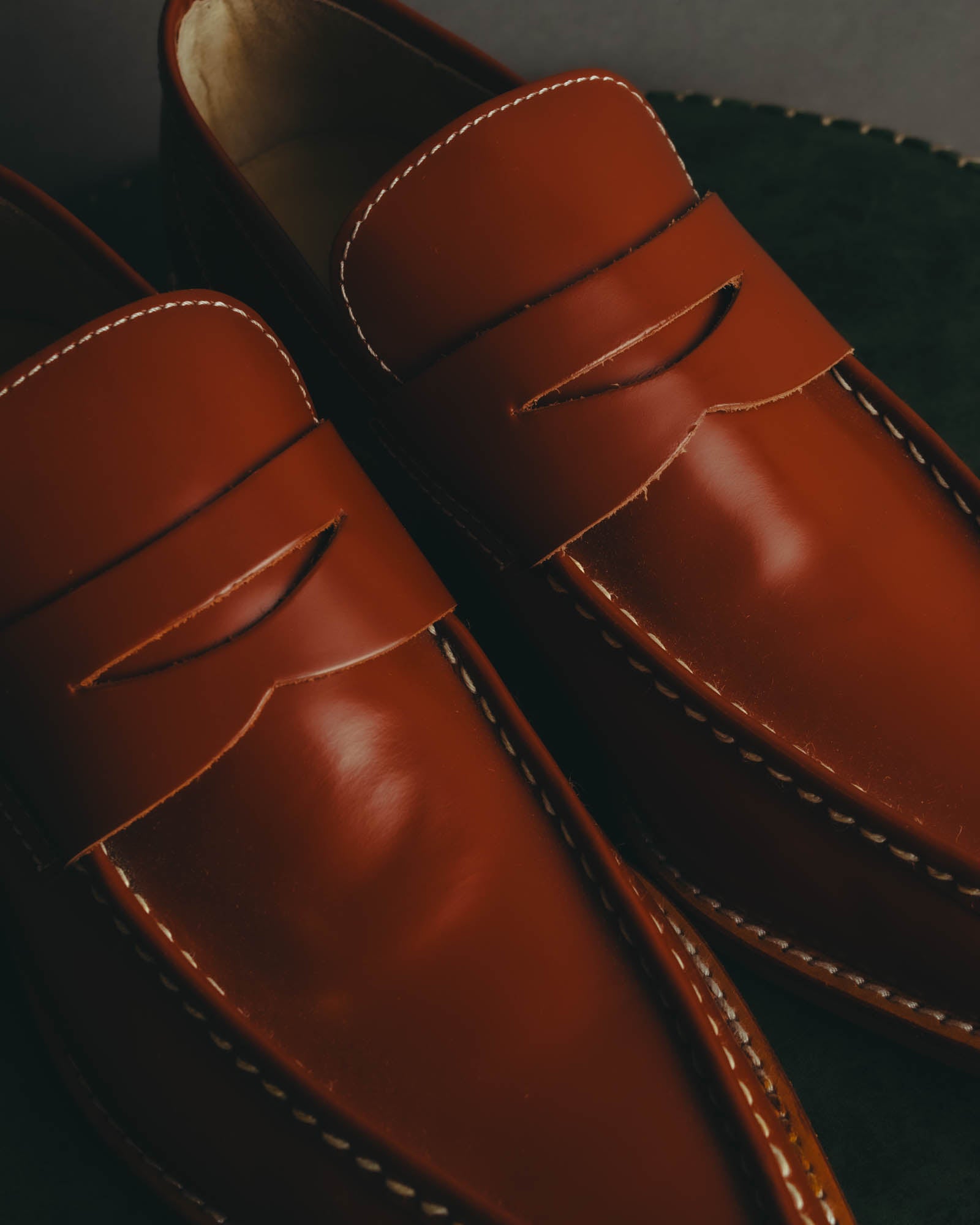 “tricot COMME des GARCONS”
00’s-10’s leather penny loafer