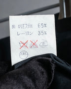 "Christian Dior" Mohair blend straight silhouette slacks