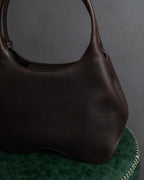 "Sergio Rossi" Flexible leather one-handle bag