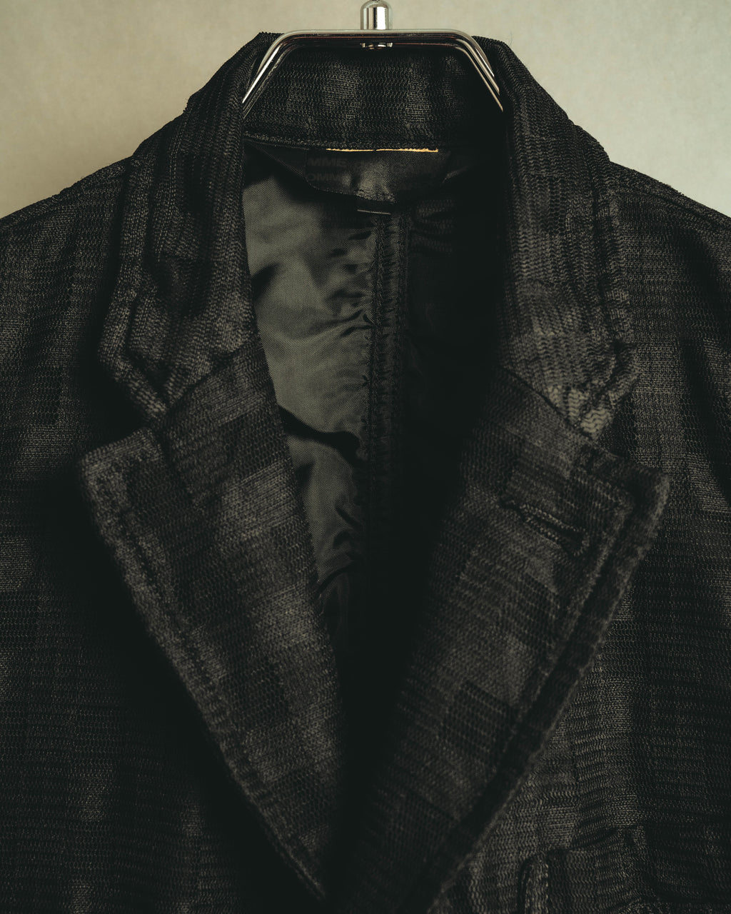 "COMME des GARÇONS COMME des GARÇONS" 13AW Textured three-button blazer