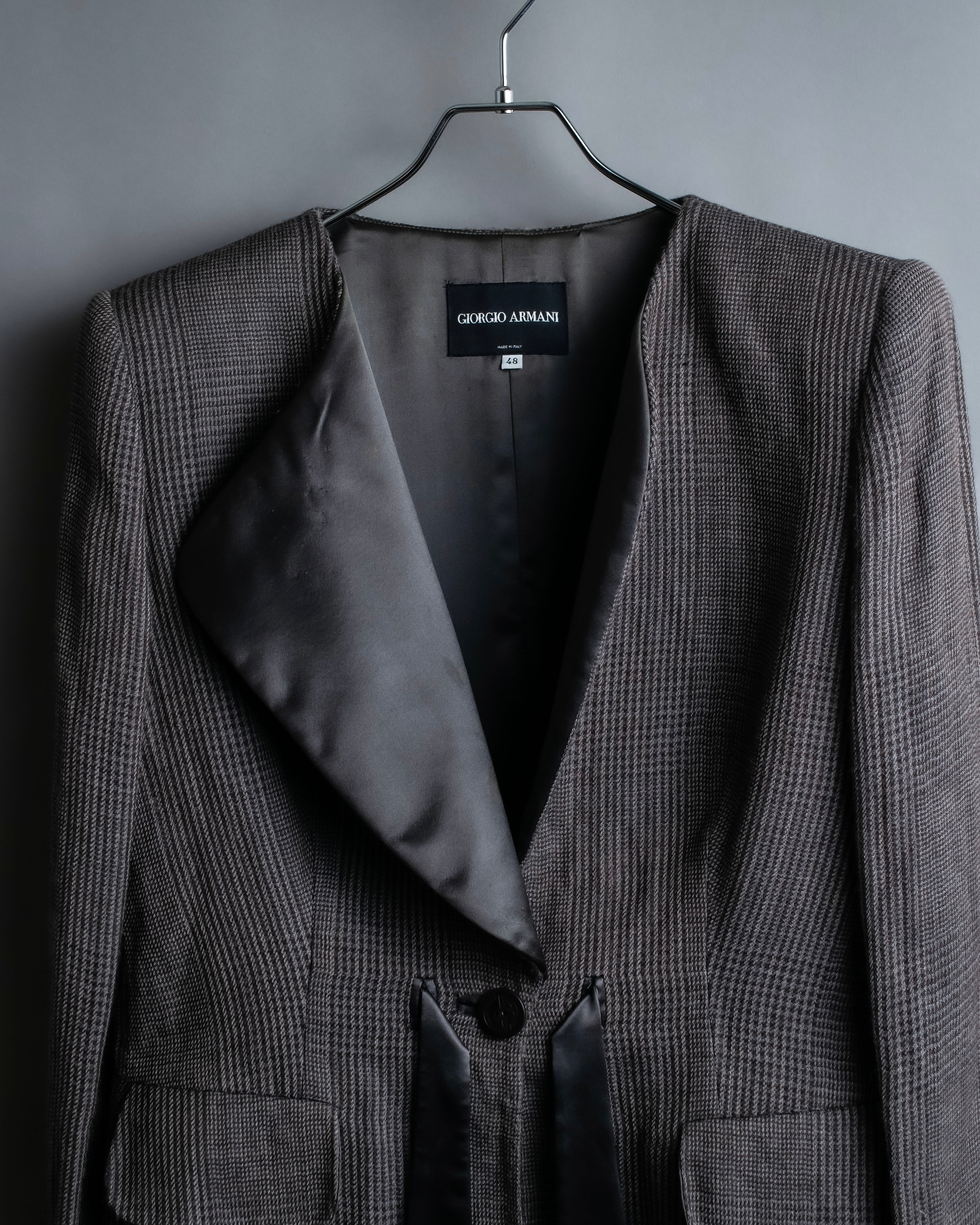 "GIORGIO ARMANI" Drawstring tailored jacket