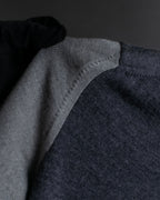 "Maison Martin Margiela" 2008SS two-tone V-neck knit