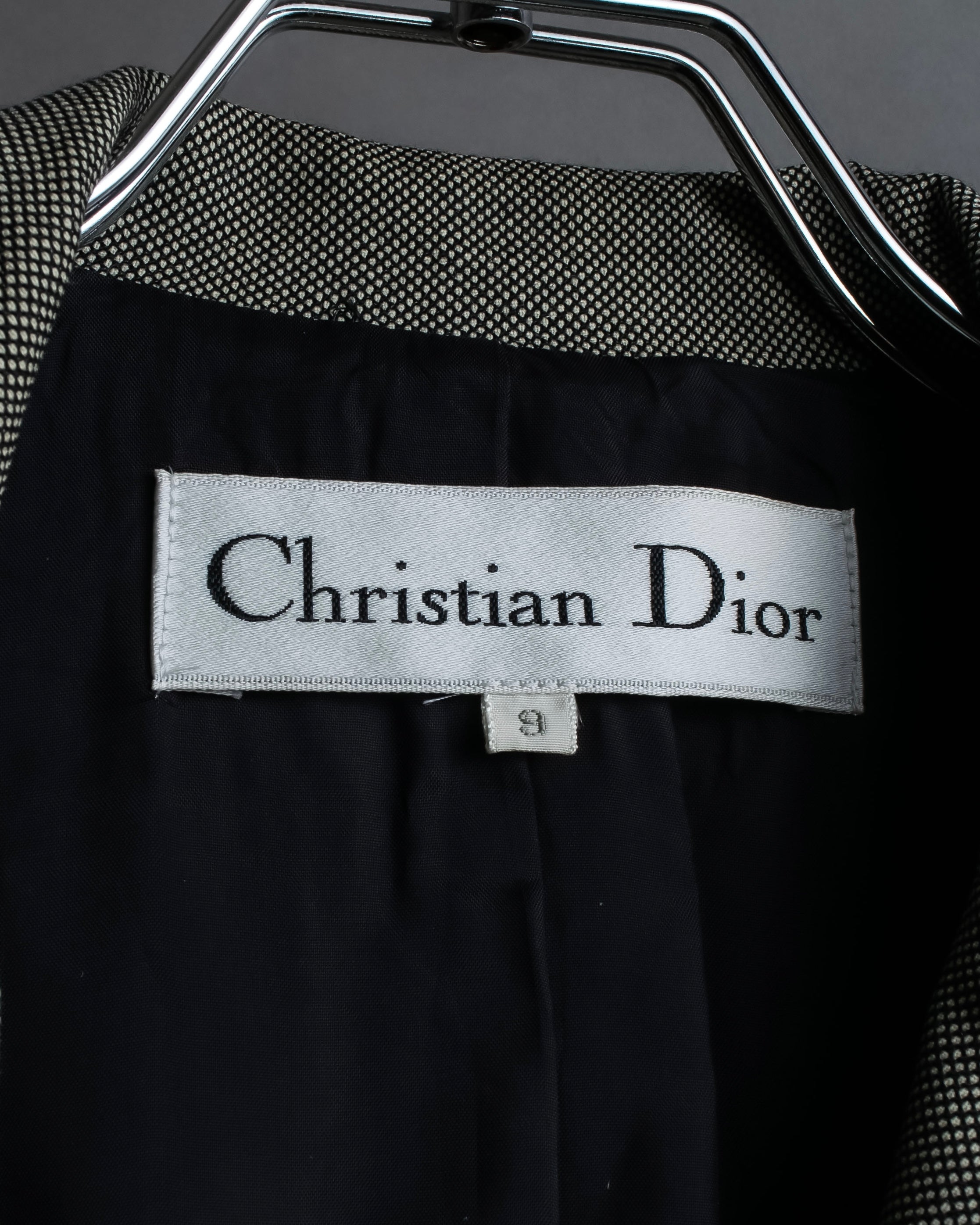 "Christian Dior" Flap pocket detail military tailored jacket