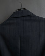 "CHRISTIAN DIOR MONSIEUR" Shadow stripe pattern classical formal detail set up