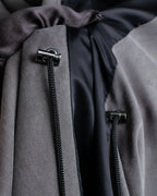 “DOUBLE STANDARD CLOTHING” Designed sleeve hooded middle coat