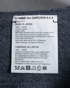 "COMME des GARCONS" Inside out design different colors on front and back pullover