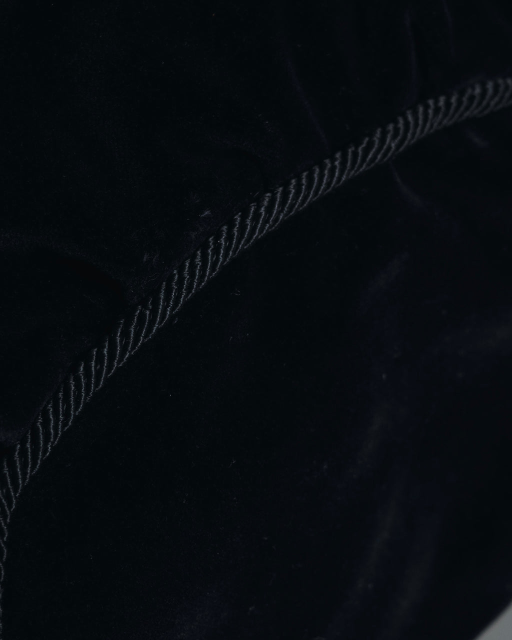 "LOEWE" Late 80s-Early 90s velvet knot tassel handbag