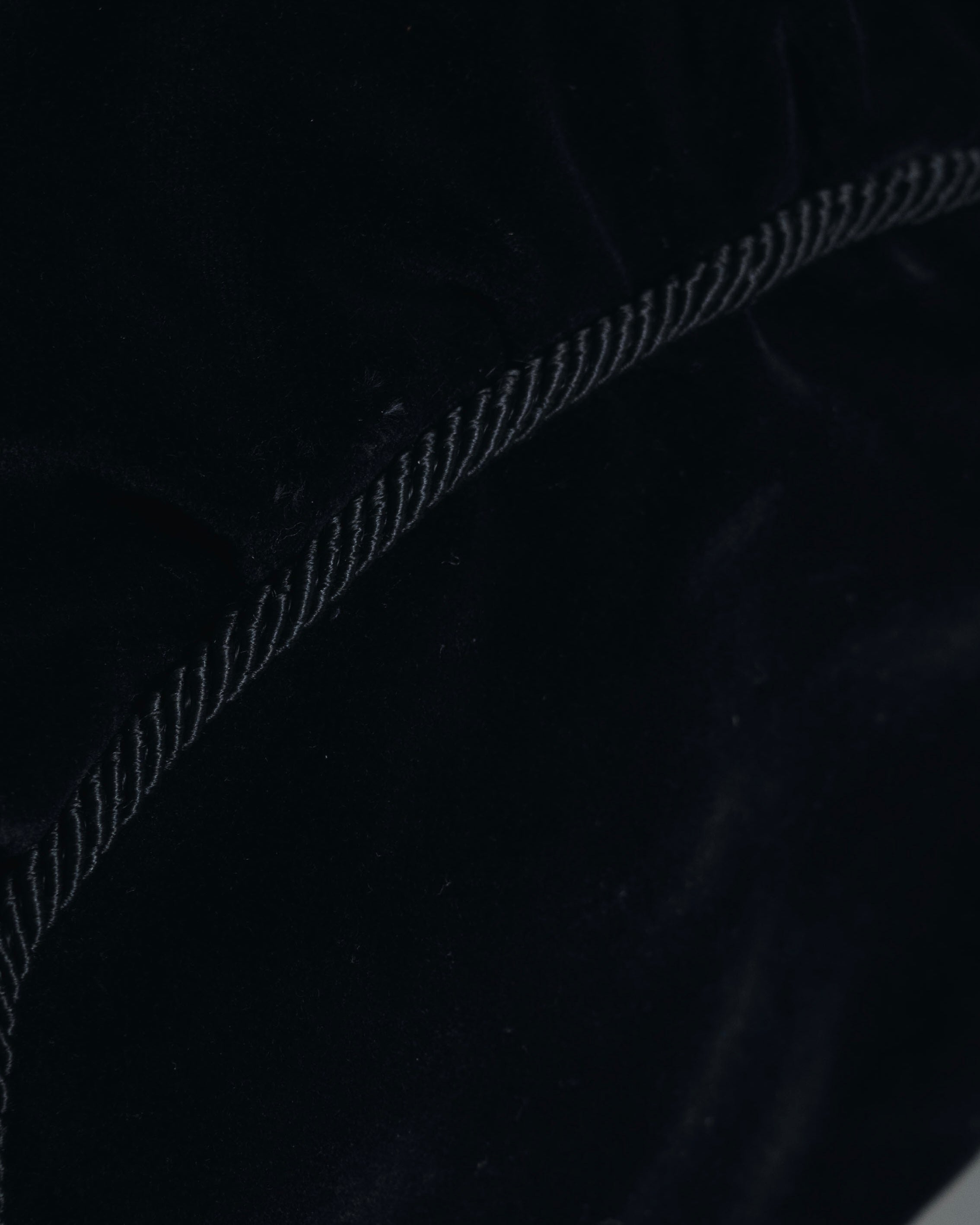 "LOEWE" Late 80s-Early 90s velvet knot tassel handbag