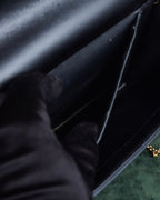 "Christian Dior" Layered flap oblique shoulder bag