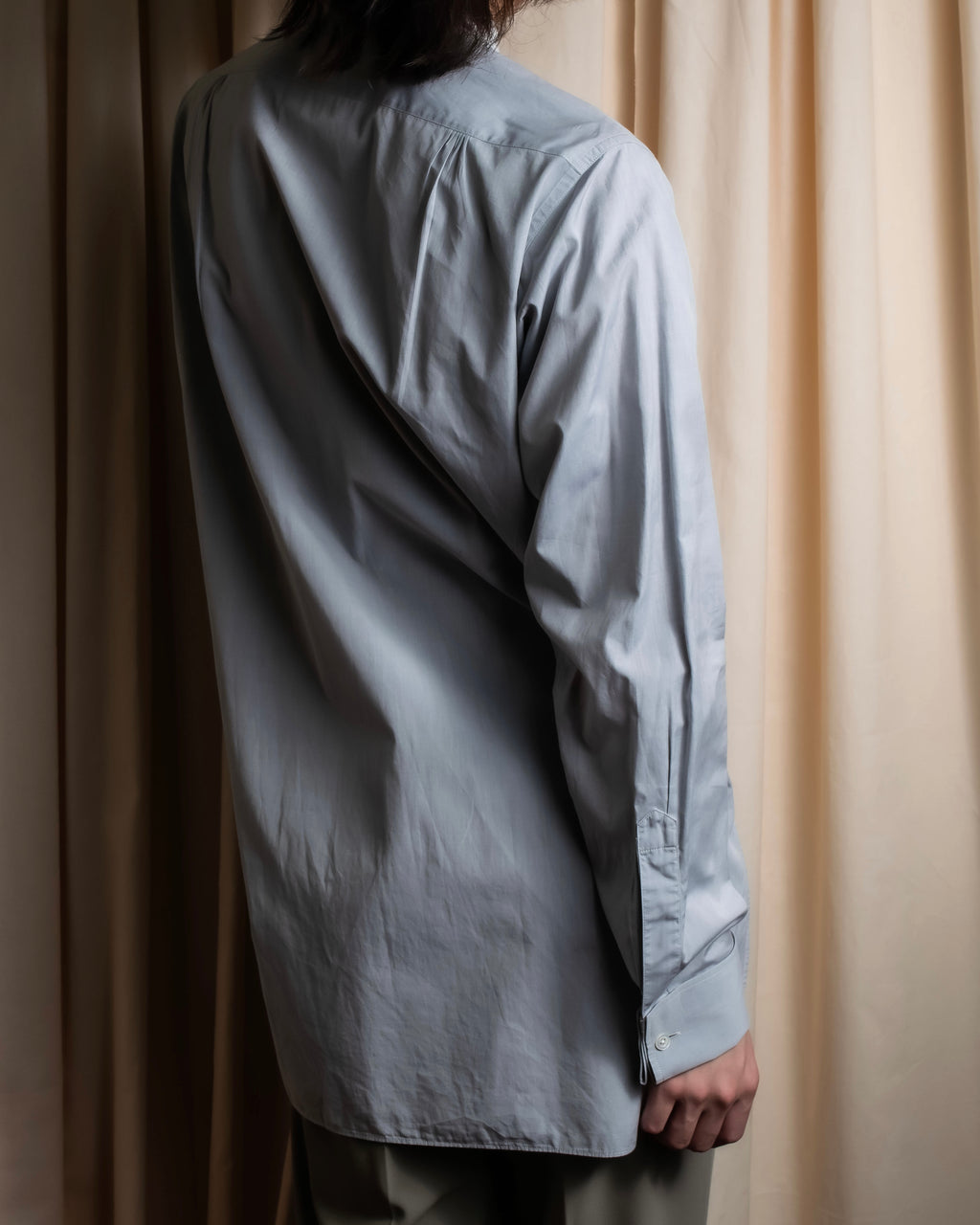 "MAISON MARGIELA" 21SS Long tail design band collar shirt