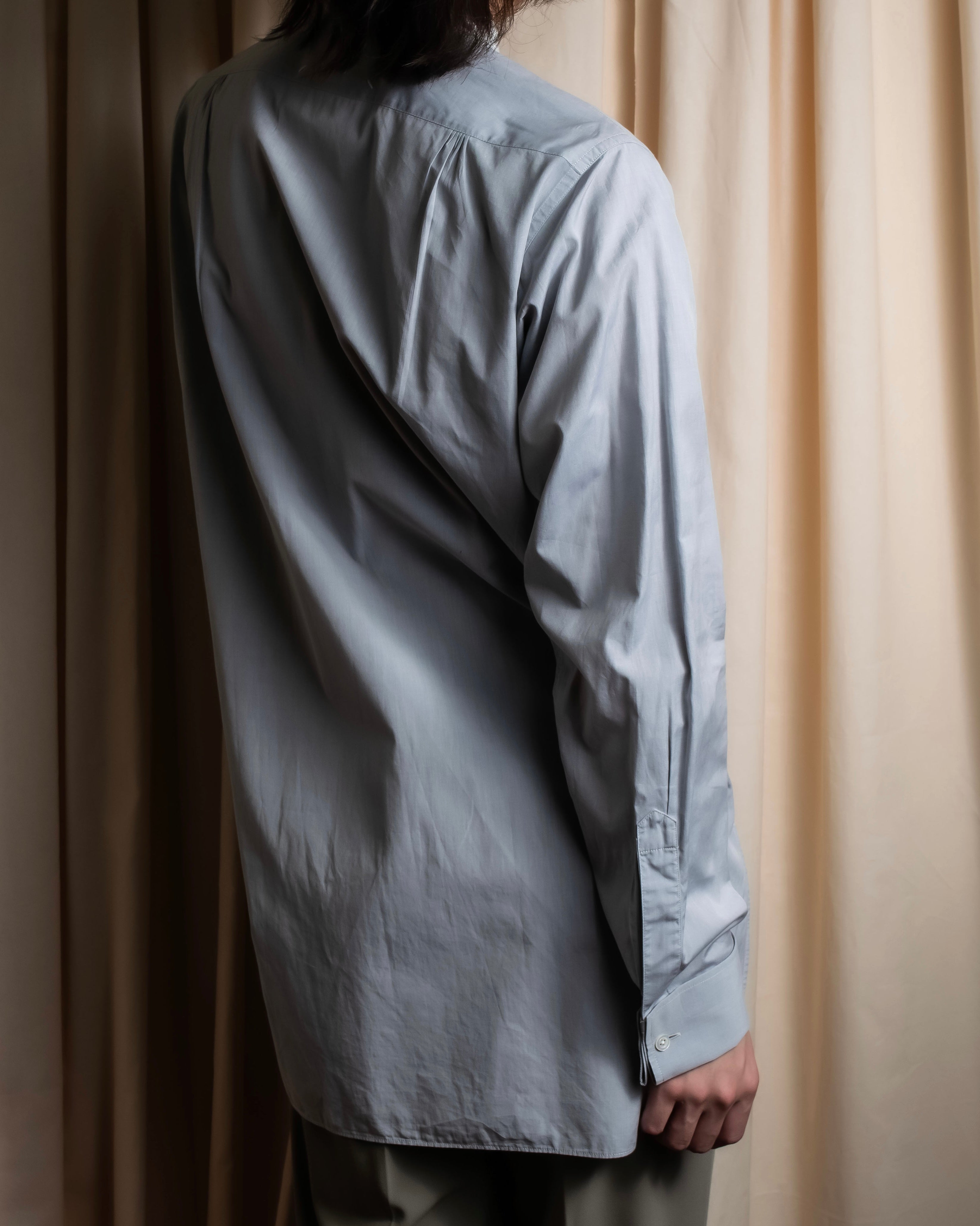 "MAISON MARGIELA" 21SS Long tail design band collar shirt