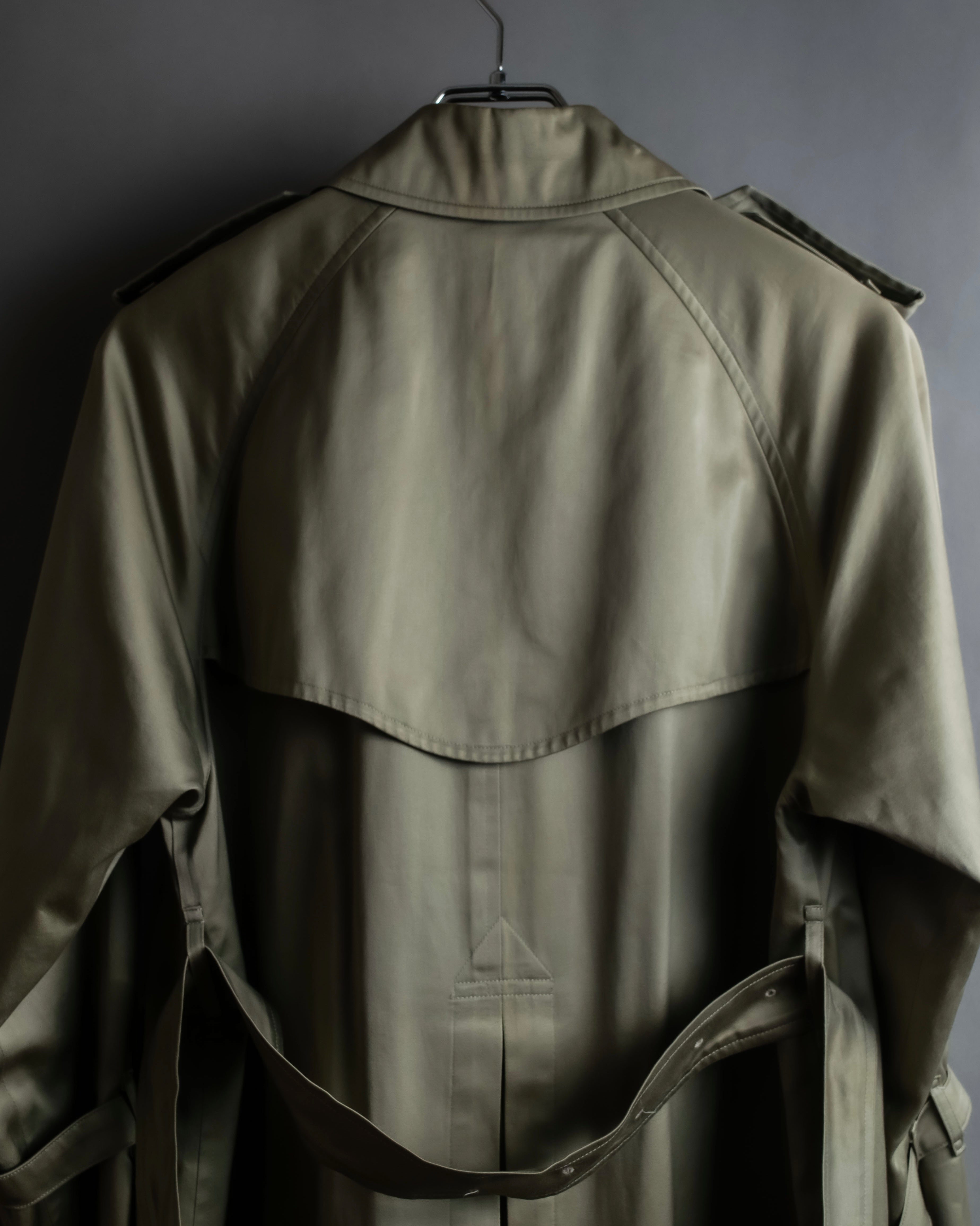 "Burberrys" Vintage water-repellent cotton oversized trench coat