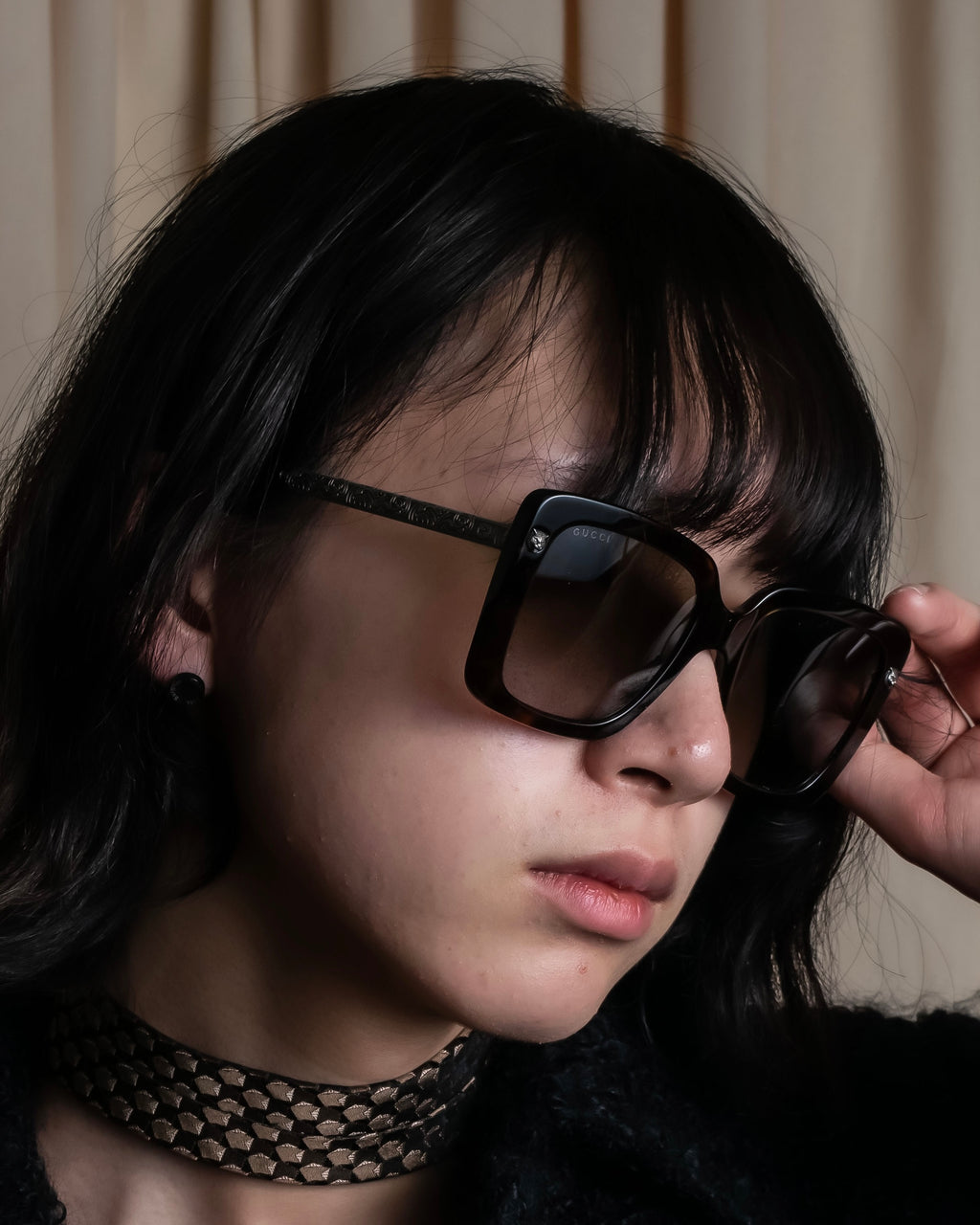 "GUCCI" Oversized square frame sunglasses
