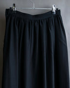 "tricot COMME des GARCONS"  Lace design at hem flare skirt