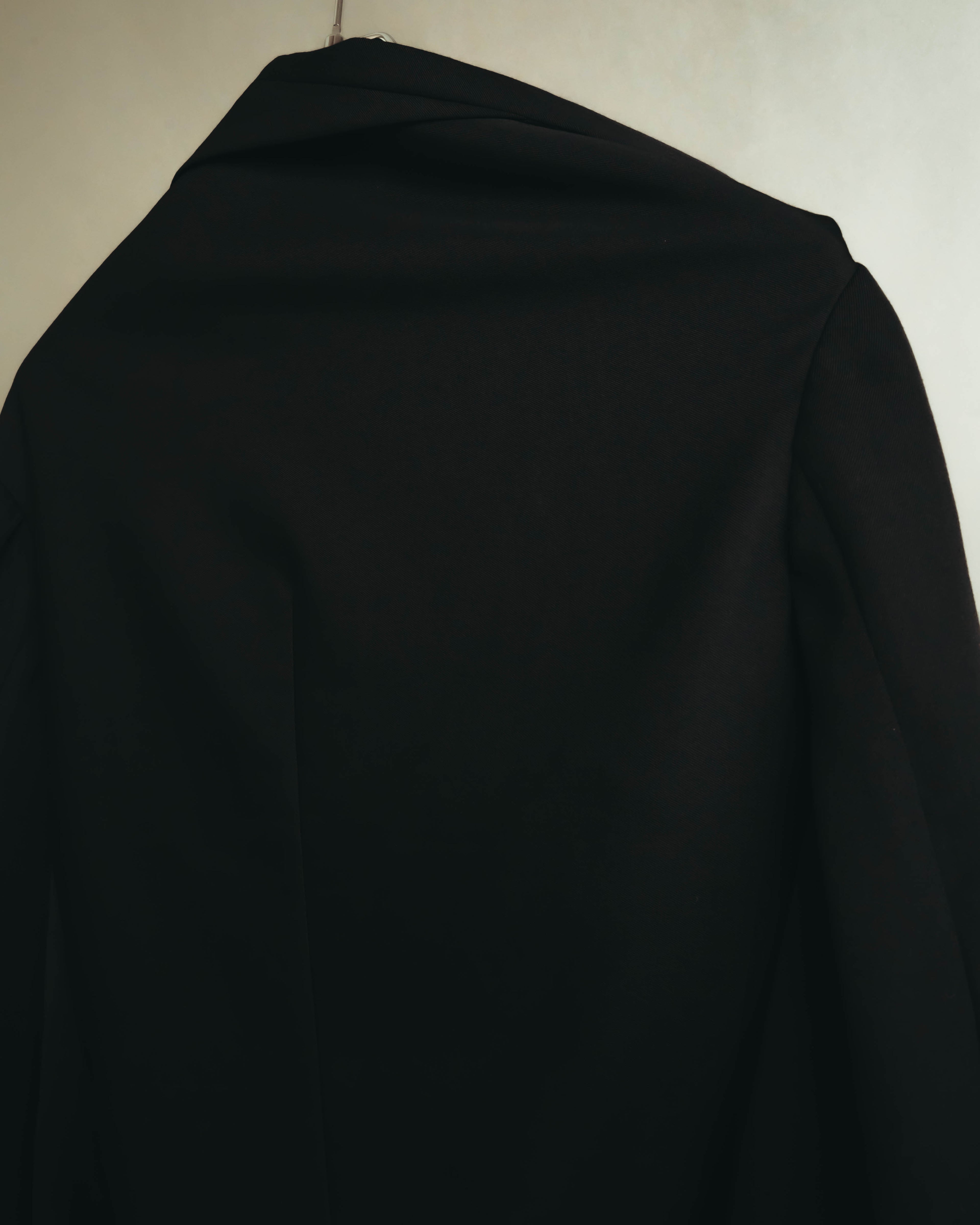 –SPECIAL– "Yohji Yamamoto" 98AW Sculptural asymmetric draped wool jacket