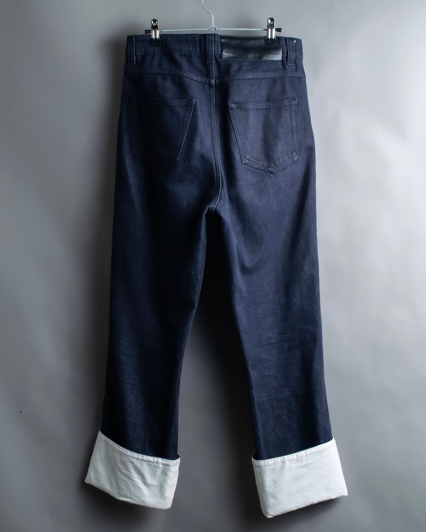 "LOEWE" Wide tapered fisherman denim pants