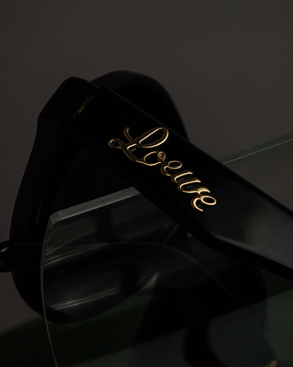 "LOEWE" Thick rim oval frame sunglasses