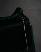 “GUCCI“ 90’s-00’s pony hair structured shoulder bag