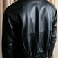 "PAUL SMITH" 100% sheep skin no collar leather jacket