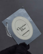 "Christian Dior" Layered flap oblique shoulder bag