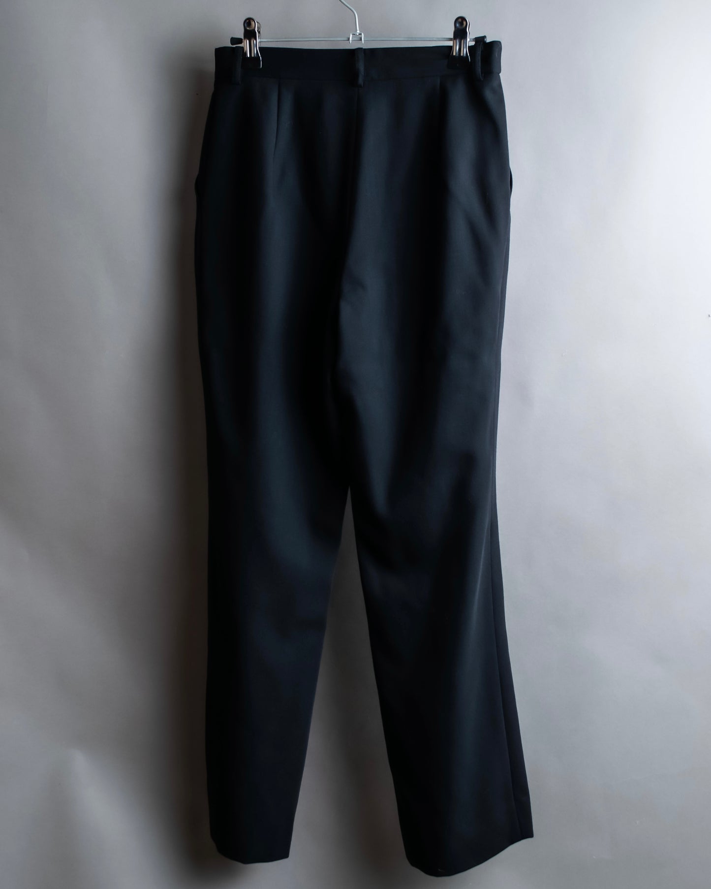 "BURBERRY Blue Label"  100% wool slightly flared silhouette slacks