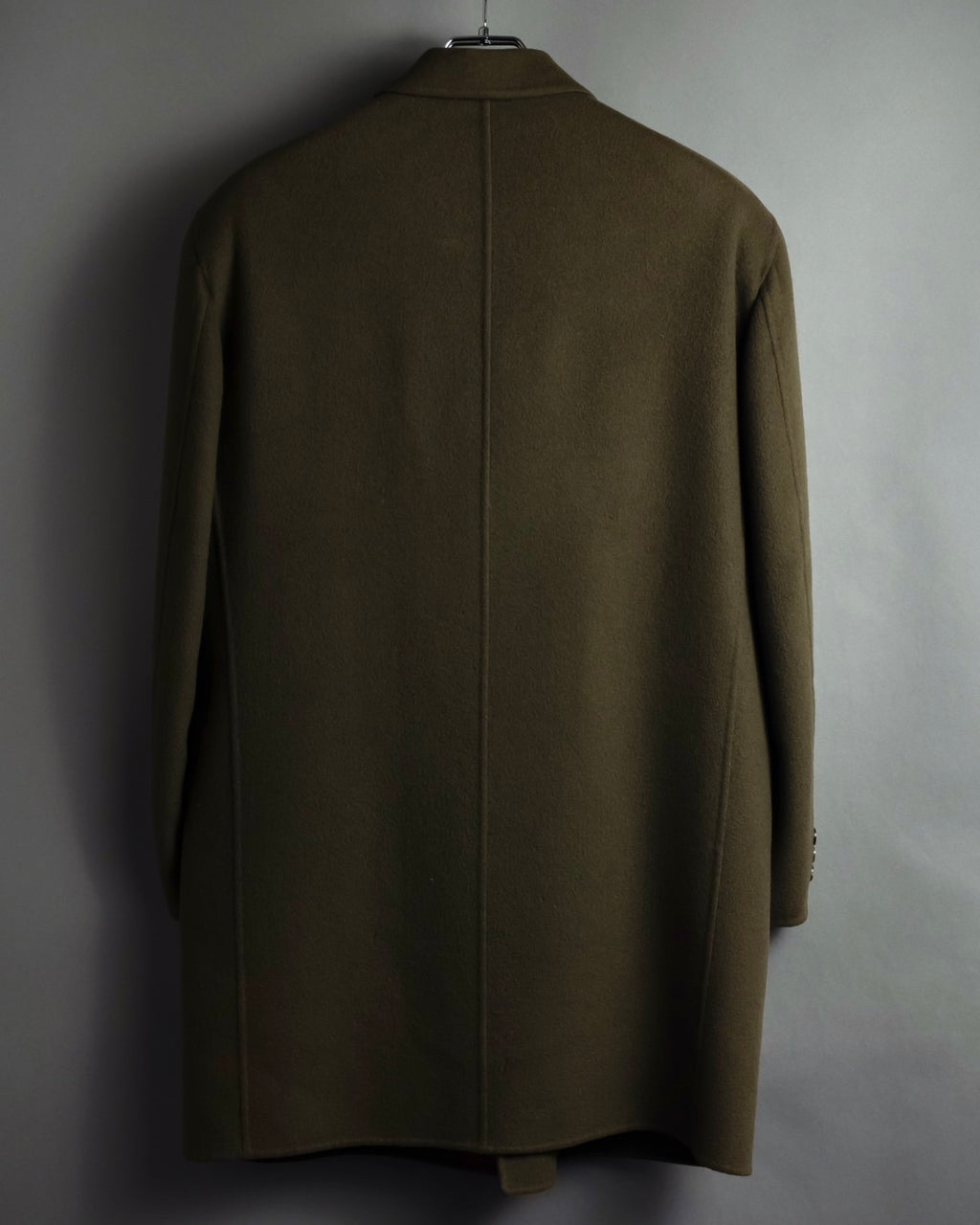 "Christian Dior" Single-breasted 100% cashmere chester coat