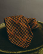 -SPECIAL- “HERMÈS” 70’s-90’s Glen plaid cashmere tie