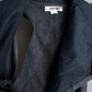 "HELMUT LANG" Fur docking denim switching design zipper best