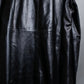 "PRADA" Oversized switched design leather tailored jacket