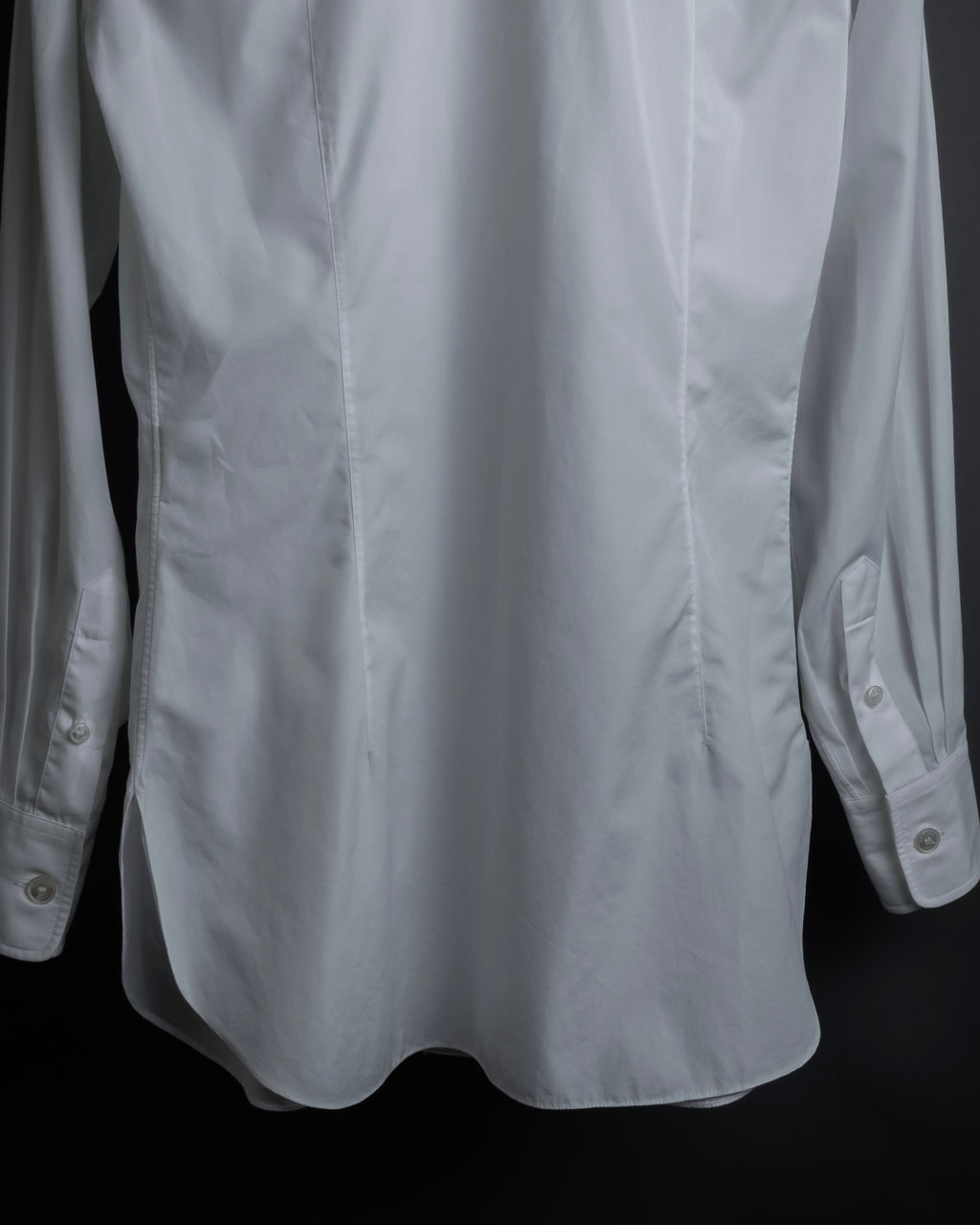 "HERMES" High-quality fine count cotton dress shirt