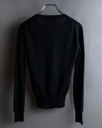 “Dolce&Gabbana”  100% cashmere V neck shape knit pullover