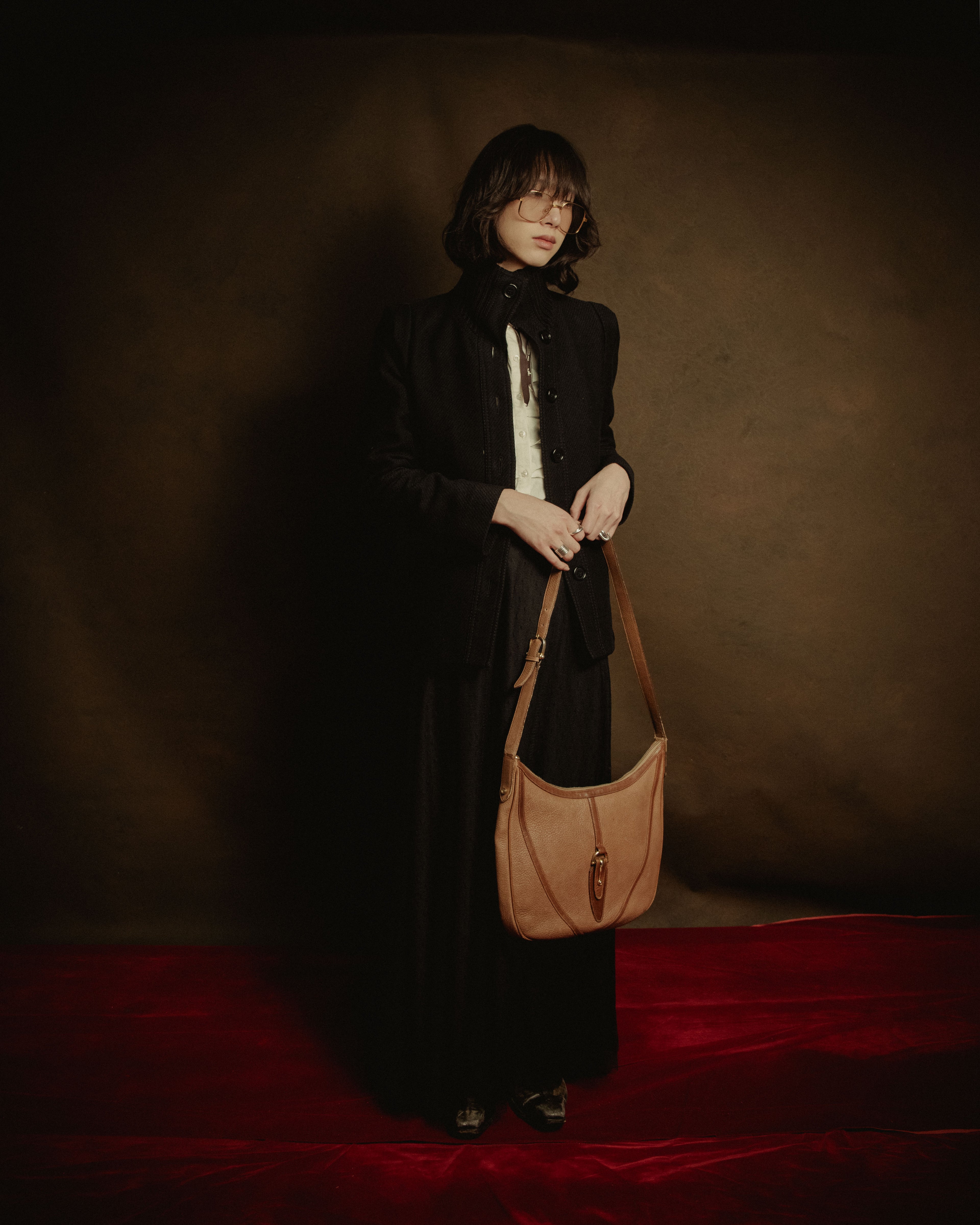 –SPECIAL– "GUCCI" 70’s pigskin horsebit piston hobo bag