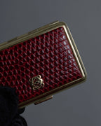 "LOEWE" Anagram logo design antique style accessory case