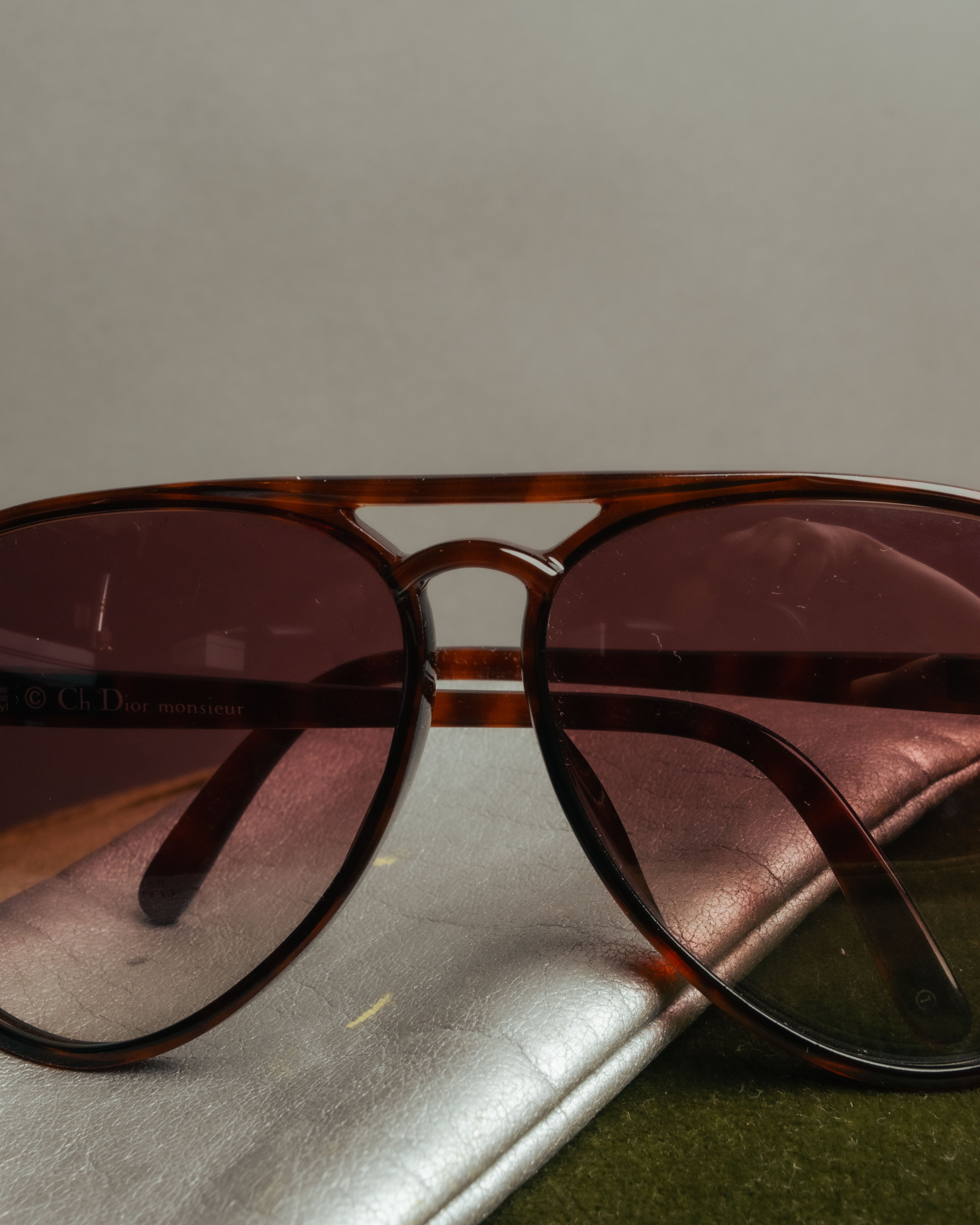“Christian Dior” 70’s-80’s Tortoiseshell aviator sunglasses