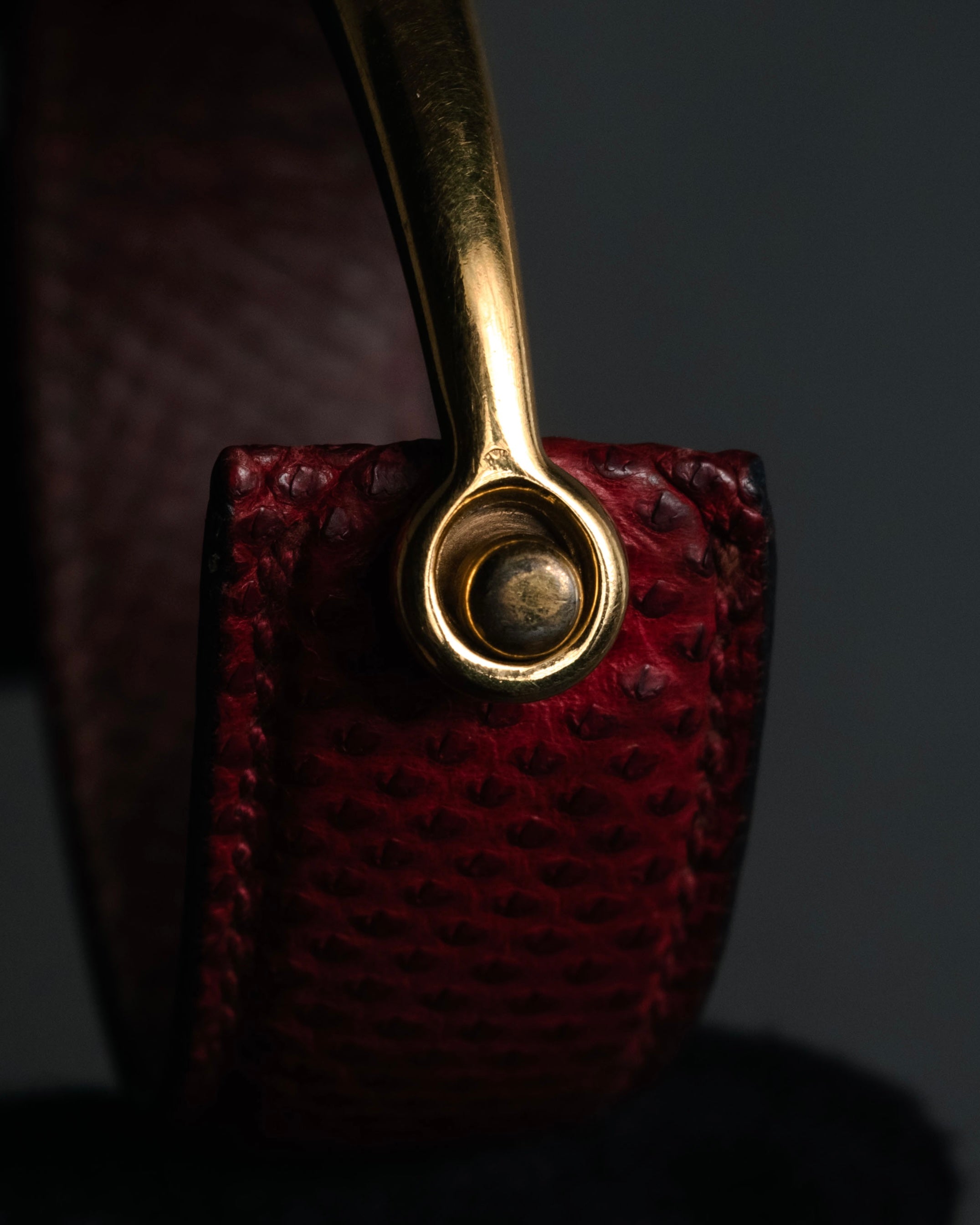 “GUCCI” 90’s-00’s Horsebit lizard leather bangle