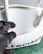 "BALENCIAGA" VILLE TOP HANDLE LEATHER HANDBAG