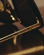 -SPECIAL- “GUCCI” 2010’s Oversized titanium and acetate sunglasses