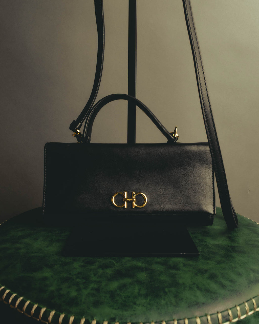 "Salvatore Ferragamo" 2010's Classic Gancini top handle shoulder bag
