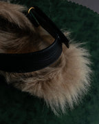 "GUCCI" Horsebit design Princetown heeled loafers