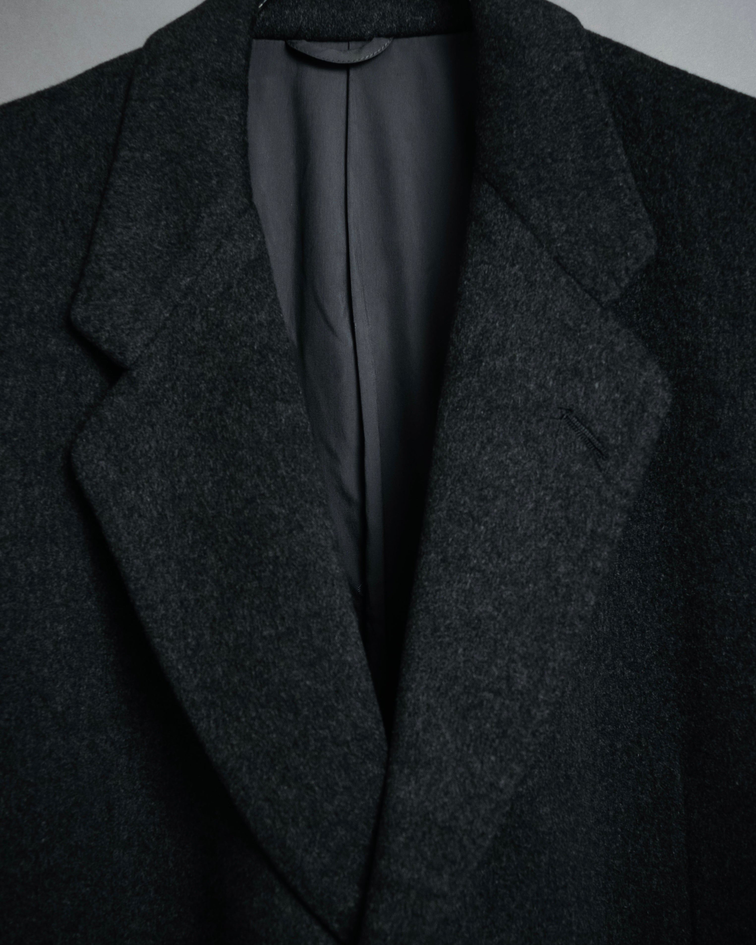 “BALENCIAGA PARIS” 90’s Cashmere blend chesterfield coat