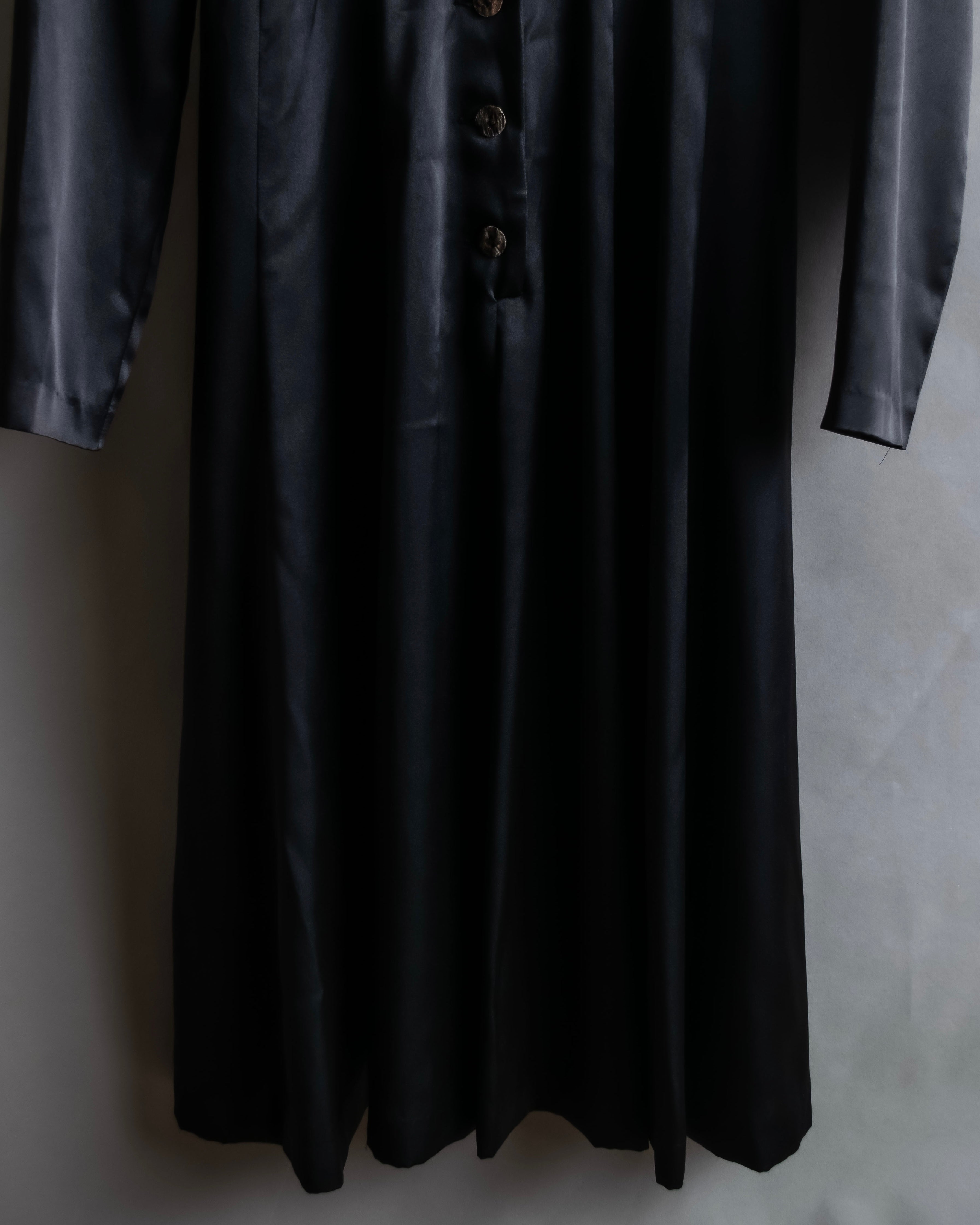 "JEAN PAUL GAULTIER" Beautiful glossy shirt dress