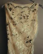 –SPECIAL– "VALENTINO" 00's-10's Embellished lace cocktail dress
