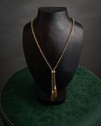 –SPECIAL– “SONIA RYKIEL” 80’s-90’s Tassel lariat chain necklace