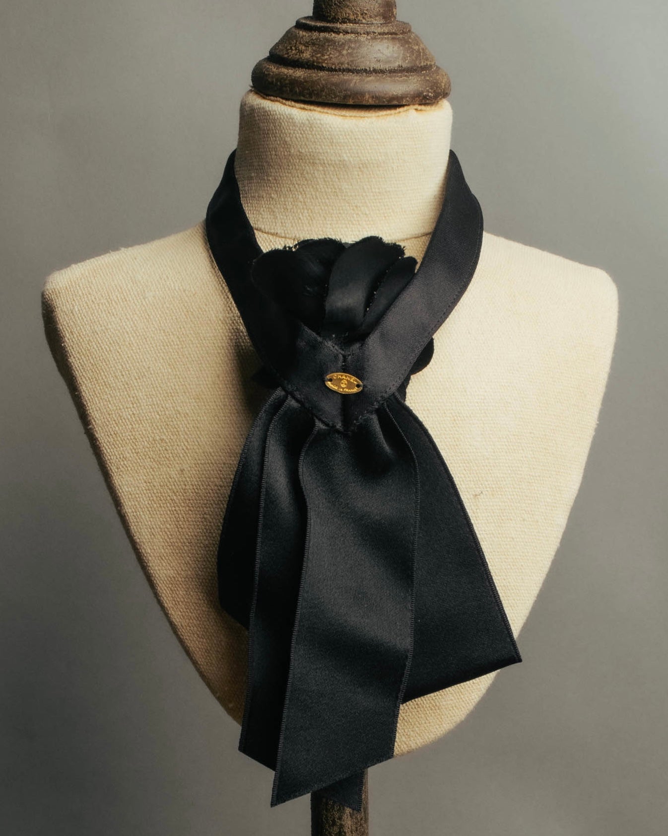 “CHANEL” 2010’s-2020’s camellia ribbon choker
