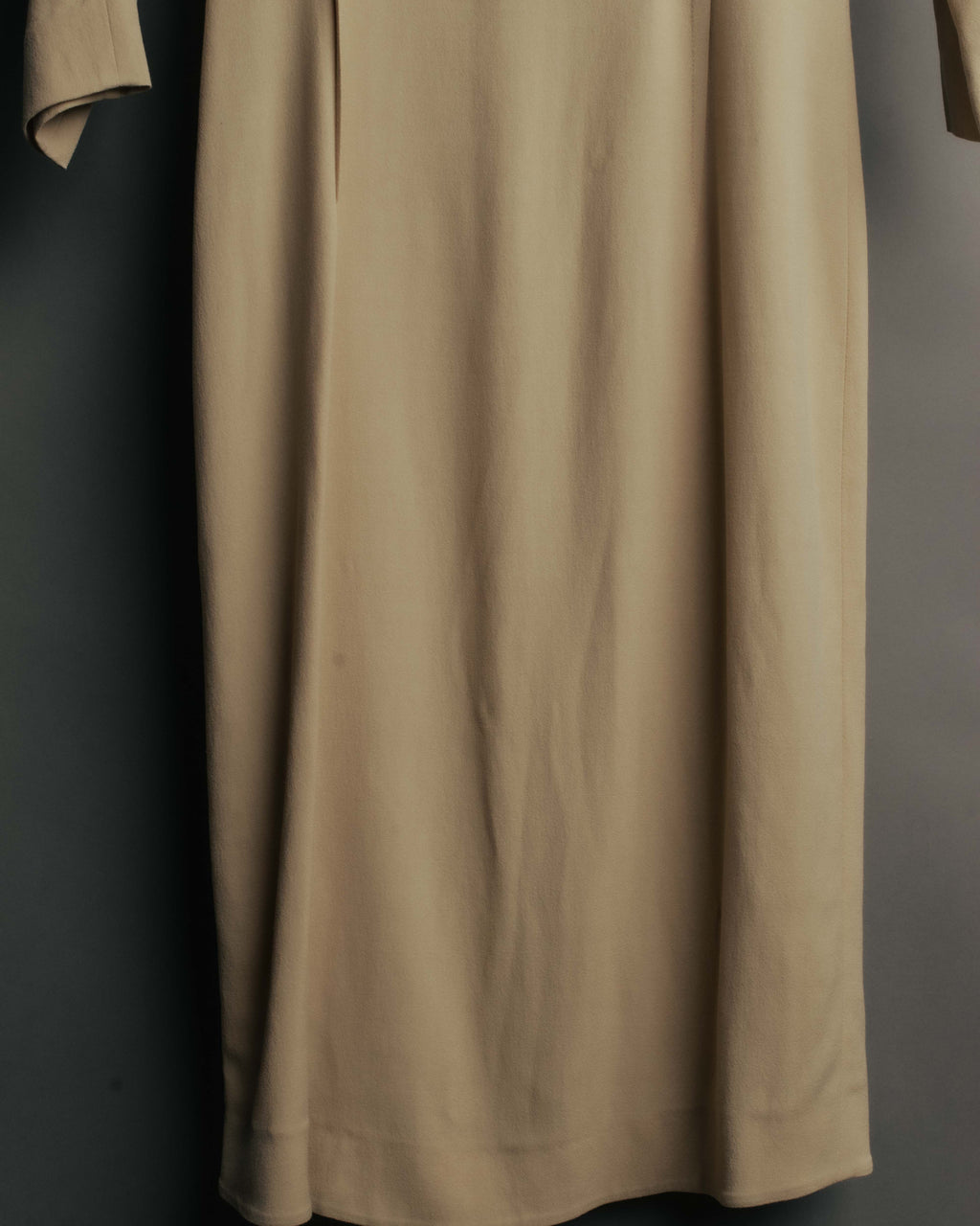 "FENDI" 00's-10's Draped wool blend dress