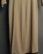 "FENDI" 00's-10's Draped wool blend dress